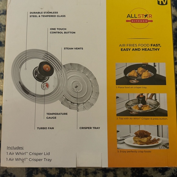 NEW air whirl crisper never been open - Picture 3 of 5